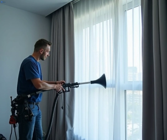 Professional drapes cleaning process tools Matty Curtain Cleaning redcliffe