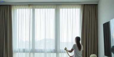Delicate sheer drape cleaning redcliffe Matty Curtain Cleaning
