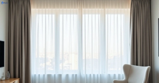 Restored vibrant drapes in redcliffe QLD after Matty Curtain Cleaning